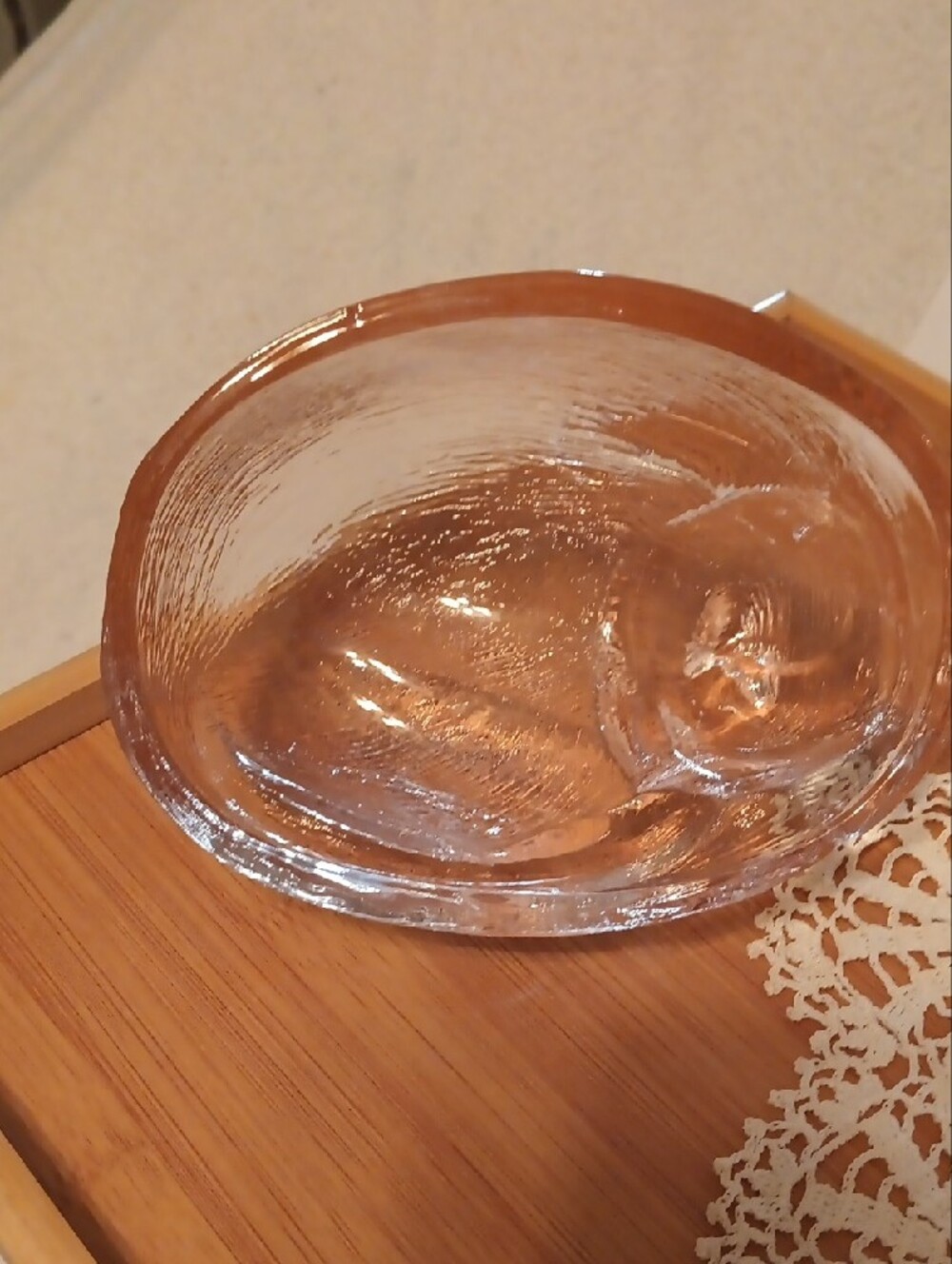 Rare Pale Pink Indiana Glass Amber Crystal Cat Dish In The Style Of Hen On Nest - Picture 5 of 6